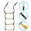 Bootladder, 4-traps scheepsladder, draagbare bootladder 10