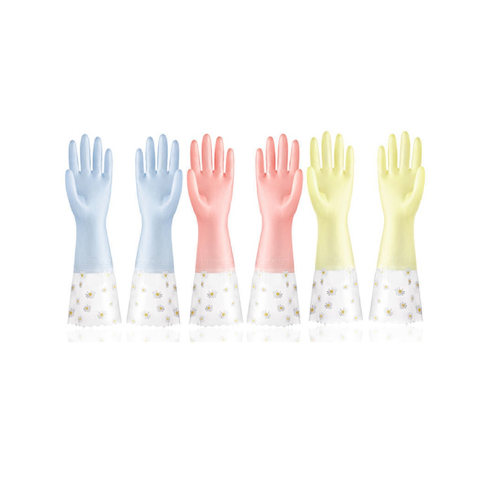 Dishwashing Cleaning Gloves 3 Pairs - Reusable Rub-image-OPC-PJ5SMB5-NEW