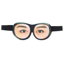 Sleeping Eye Mask for Women 3D Funny Eyeshade Sleep Mask Black Travel Nap Aid Deep Sleep Aid 1Set