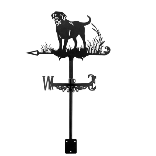 Honden metalen windwijzer, windwijzer silhouet, tuin 1