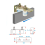 1PCS Patio Door Track Guide Rollers Sliding with L 4