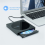 Unidade óptica externa USB 3.0 tipo C para CD, DVD e RW 4
