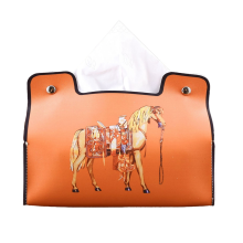 Retro Furniture Tissue Box Leather Napkin Holder D