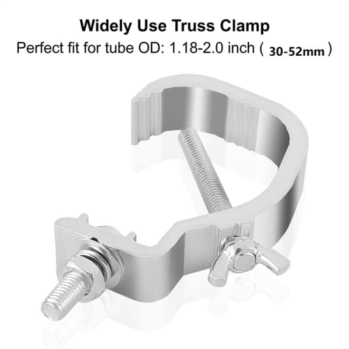 Grampo Truss C 1,18-2 polegadas, pacote com 10 luzes de palco Cla 2