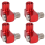 Conector de mangueira de ar giratório 360 graus 4 peças 1/4 pol. NPT 7