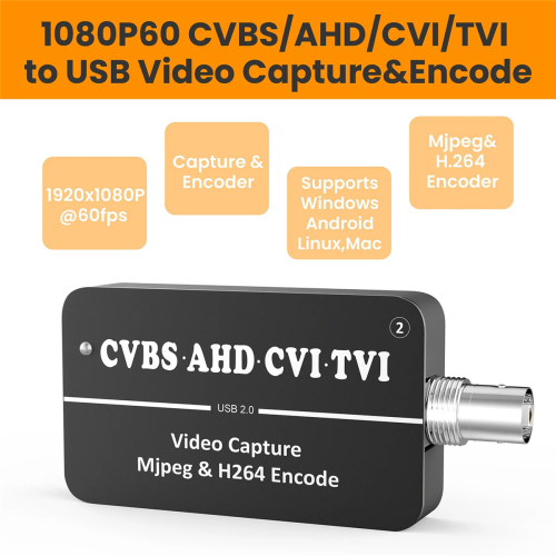 LCC261 1080P CVBS til USB videooptagekort H.264 2