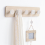 Wall Mounted Coat Rack,Entryway Hanging Rack,Wood 4