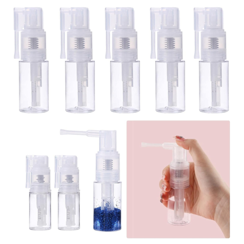 8 Stück Glitzer-Staubsprayer, Bastelflasche, leer, 6 Stück 2