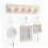 Wall Mounted Coat Rack,Entryway Hanging Rack,Wood 7