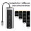 6-i-1 M.2 SSD HUB USB-C-dockingstation med disk 8
