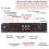 Amplificatore auto 12V 7900W, 4 canali, audio potente S 4