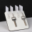 100 stuks sleutelhangers, plastic hanglabels met sleuf en 7