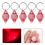 Pack of 100 LED Keychain Flashlight, 395Nm UV Ligh 7