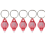 Pack of 100 LED Keychain Flashlight, 395Nm UV Ligh 6