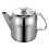 Stainless Steel Teapot 20 Oz Spill-Proof Metal wit 2