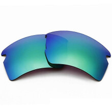 (Green, Multicolor) Polarized Replacement Lenses for Oakley Flak 2.0 XL OO9188 Sunglasses TAC Lens
