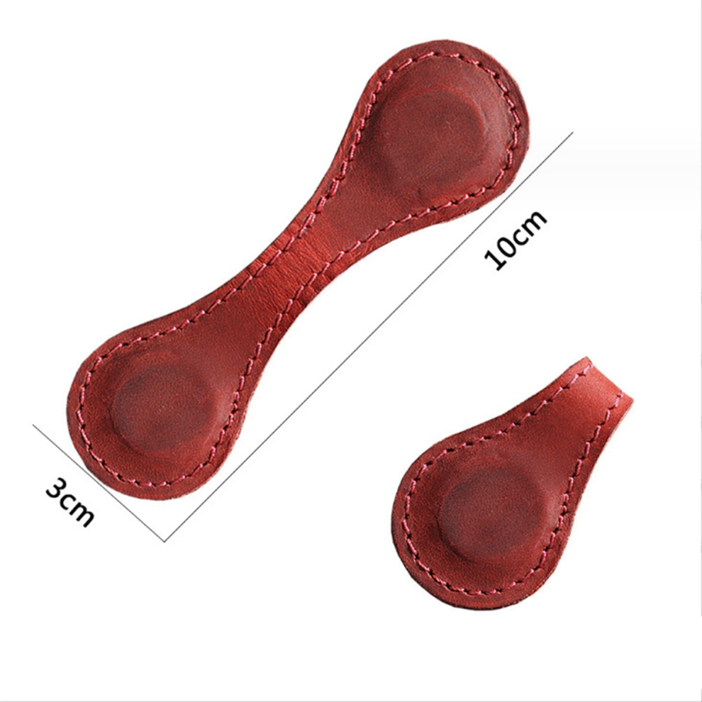 Segnalibro Magnetico In Pelle Pu Cucito A Mano-image