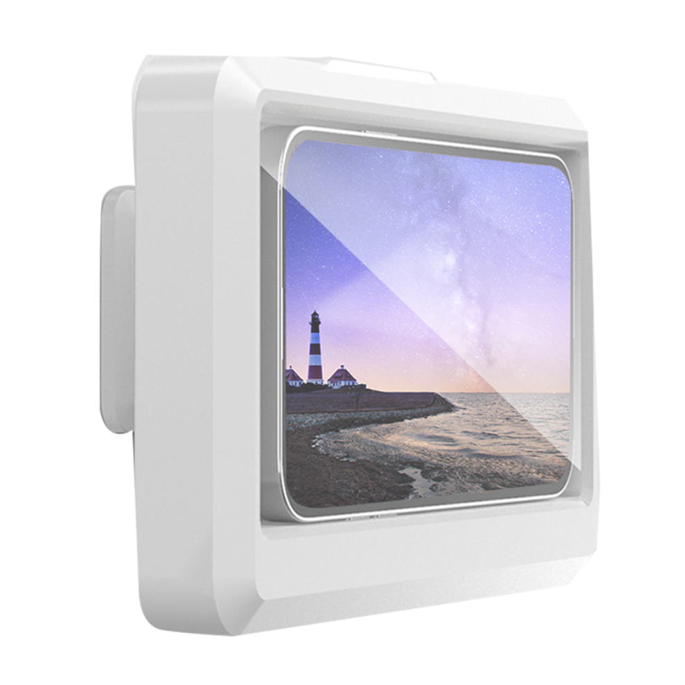 Bathroom Mobile Phone Holder Waterproof Touchable White 4851488909158