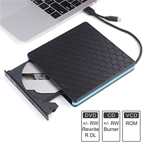 DVD-afspiller Eksternt optisk drev Type-C USB 3.0 2 2
