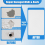 Drywall Repairs Kit, 6 Pieces Wall Patch Kits, 4/6 6