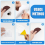 Drywall Repairs Kit, 6 Pieces Wall Patch Kits, 4/6 8