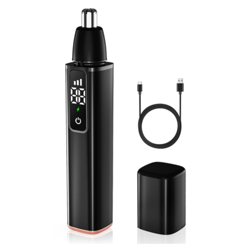 Tagliacapelli per naso e orecchie ricaricabile tramite USB per uomo 2