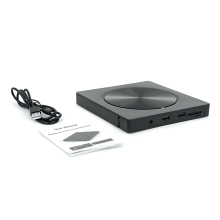 Unitate externă portabilă de scriere DVD USB 3.0/Type-C, 6 în 1