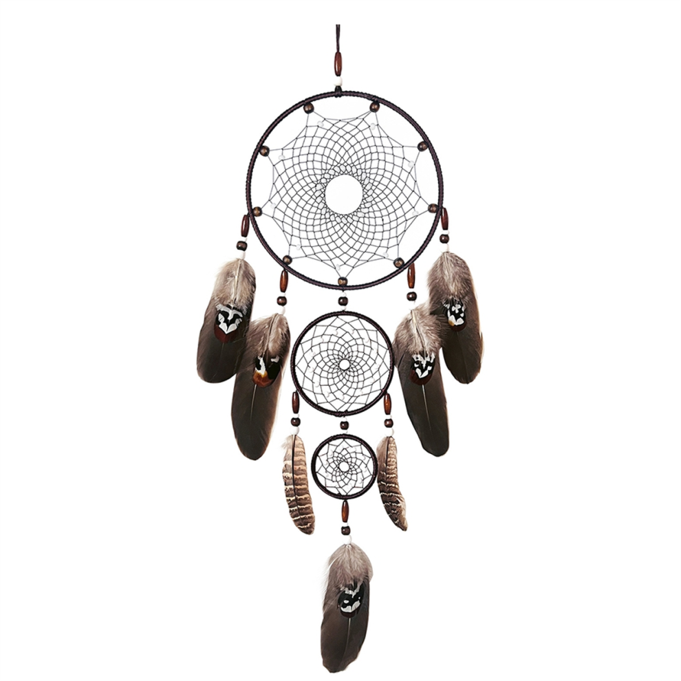 AtrapasueñOs AtrapasueñOs Arte De Pared Negro Gran Macramé-image