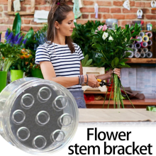 Porta tallos de ikebana en espiral, rejilla floral reutilizable f
