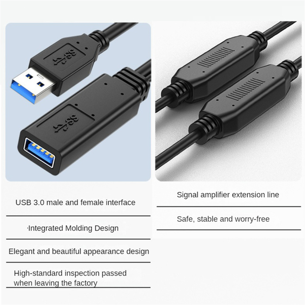 Usb 3.0 Extension Cable Male To Female Active Repe 4851488923093