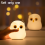 Night Light, RGB Changing Owls Cute Silicone Night 5