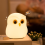 Night Light, RGB Changing Owls Cute Silicone Night 6