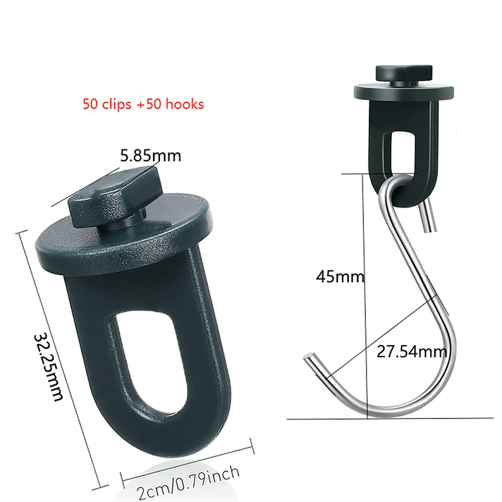 Lot De 80 Crochets De Suspension Pour Boules De Noël Et œufs En Polystyrène – Plastique, 3,6 X 1,0 Cm – Pour Décorations D’arbre