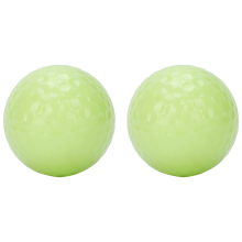 2 pelotas de golf nocturnas, brillo ultra brillante, la oscuridad B