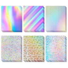 120 hojas de cartulina holográfica de 8,5 x 11 pulgadas, 250 g/m²