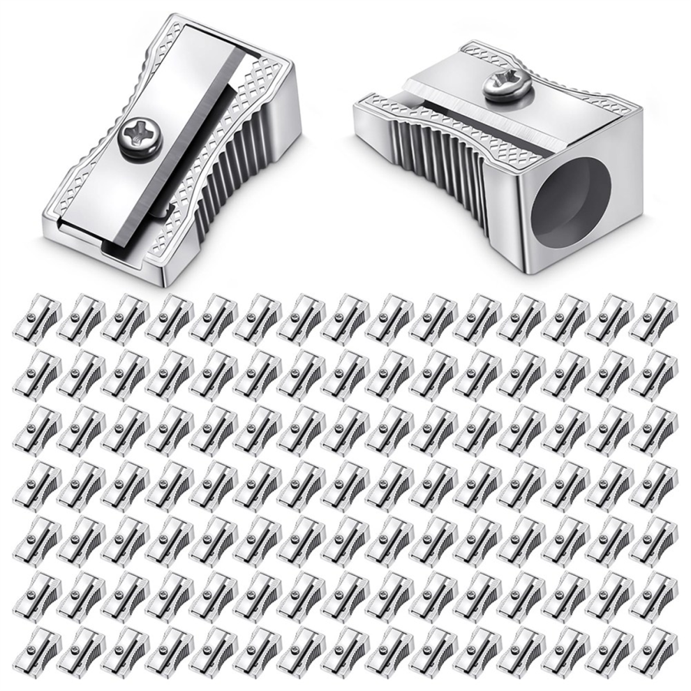 144 Mini Sacapuntas De Metal De Mano-image