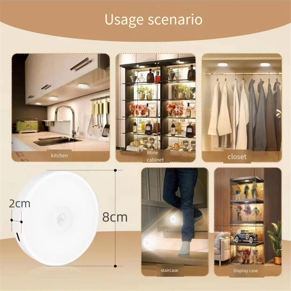 Luce Per Mobile A Tre Colori Con Telecomando A Led, Moti-image