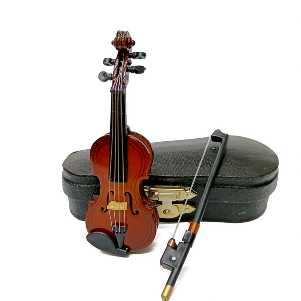 Mini instruments de musique de 14 cm, modèle violon Orname