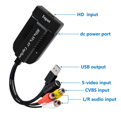 USB-videoptagerkort /HD/Hi8/DVD til digital konvertering 2
