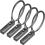 4 Pcs 23-3/5 Inch Steel Rope Cable Locks with Comb 1