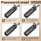 4 Pcs 23-3/5 Inch Steel Rope Cable Locks with Comb 6
