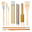 14Pcs Pottery Glaze Brushes, Wood Brushes Long Han 1