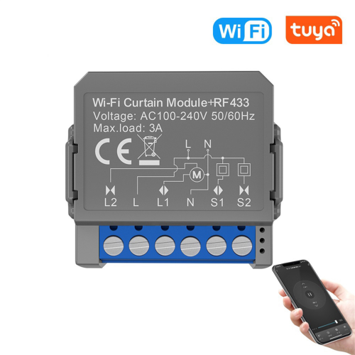 Tuya Smart WiFi Κουρτινόξυλα RF433 Life R 2