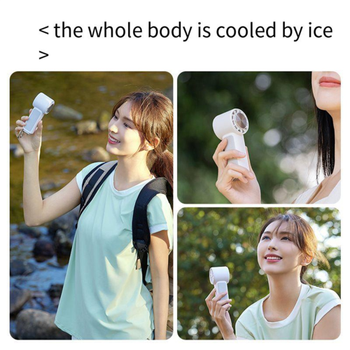 Portable Handheld Fan Mini Air Conditioner Fan,Ice 2