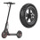 For Xiaomi M365 Pro/Pro 2/Pro 3 E-scooter 9-Inch Rear Wheel Hub Assembly Electric Scooter Solid Tire 1