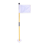 White Golf Green Flag, Two-Section Detachable Flag 2