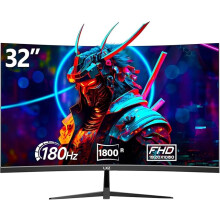 LXZ Curved Gaming Monitor 32 inch, 180hz Monitor, FHD 1080P