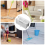 Cubo de limpieza plegable y plano con ruedas 5