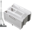 Cubo de limpieza plegable y plano con ruedas 2