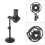 Spider Microphone Shock Mount Condenser Microphone 7